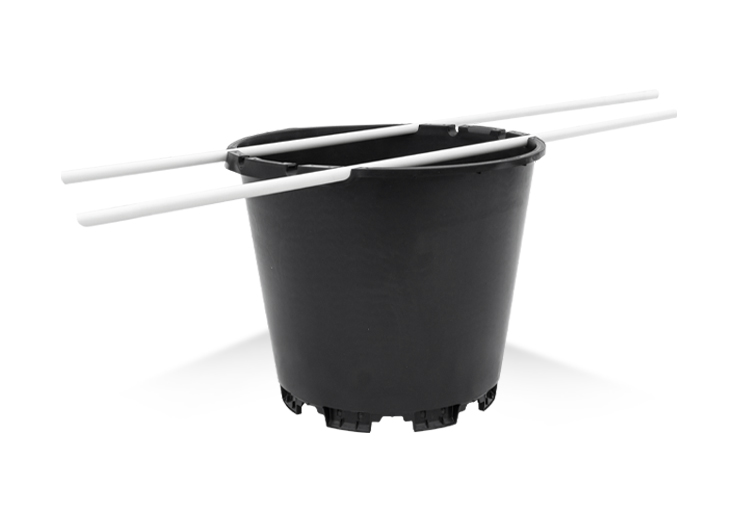 40L Round Pot with U-Grooves