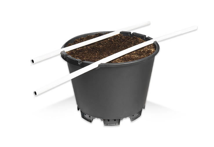 35L Round Pot with U-Grooves